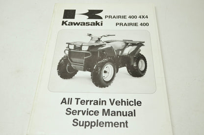 OEM Kawasaki 99924-1243-51 Service Manual Supplement KVF400