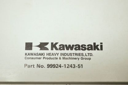 OEM Kawasaki 99924-1243-51 Service Manual Supplement KVF400