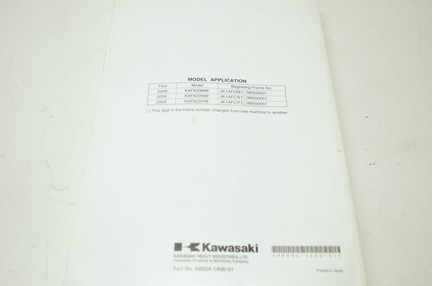Kawasaki Mule 4010 4x4 Mule 4000 Service Manual