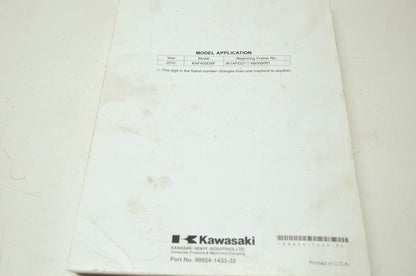 OEM Kawasaki 99924-1433-32 Service Manual KAF400D
