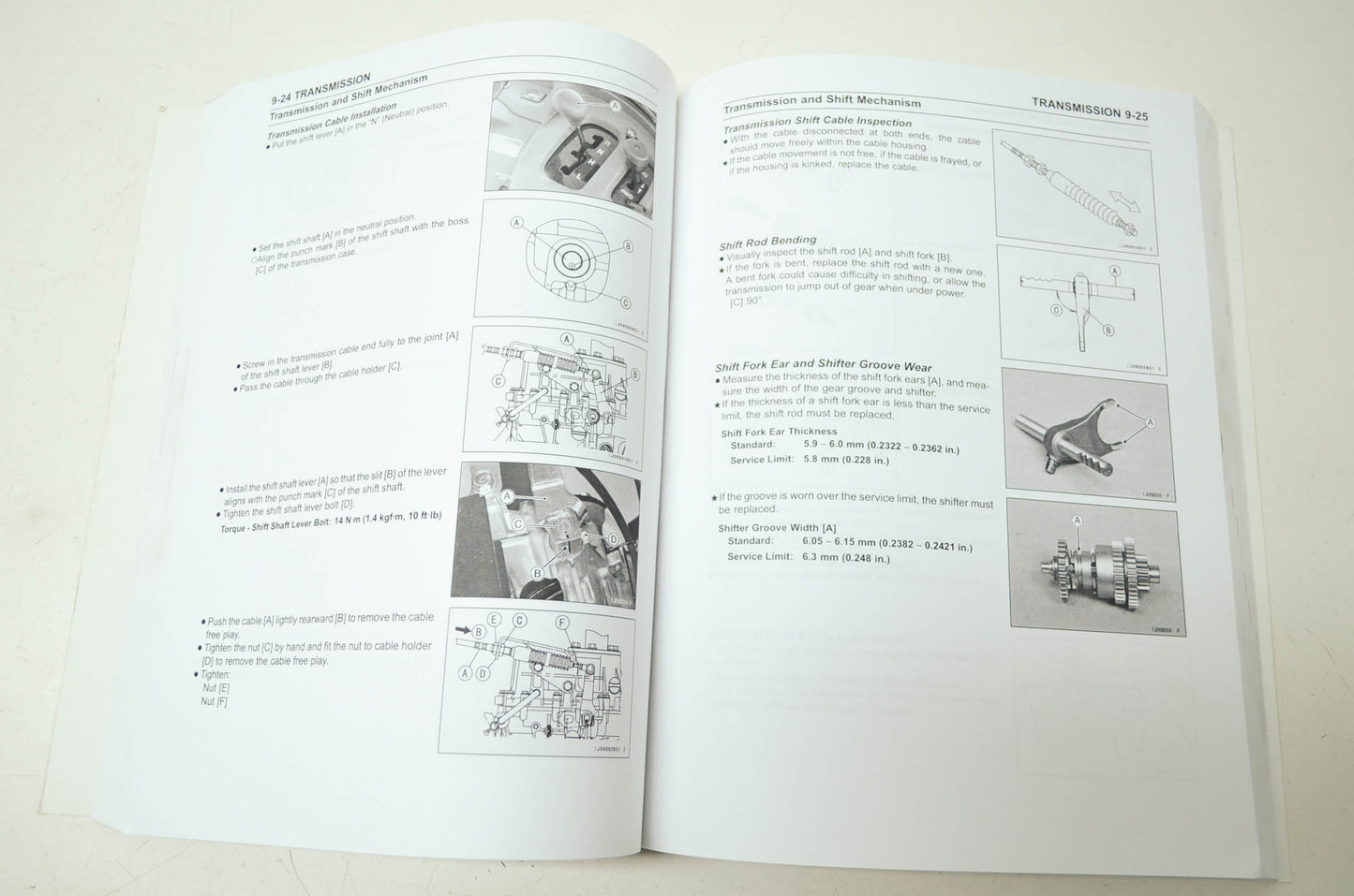 OEM Kawasaki 99924-1433-32 Service Manual KAF400D