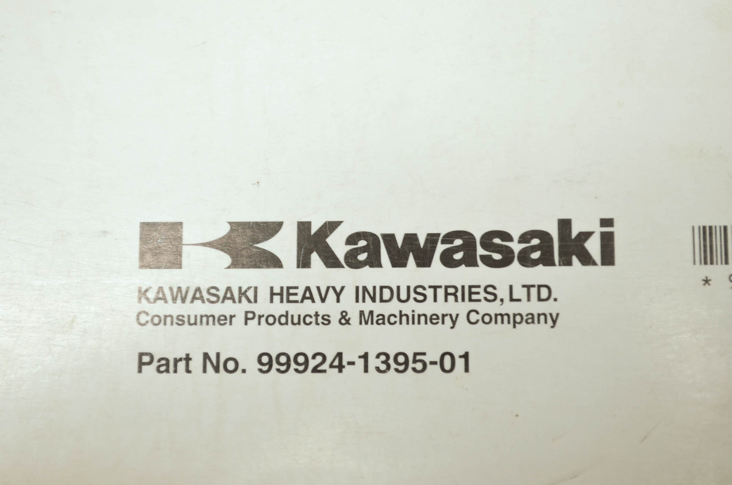 OEM Kawasaki 99924-1395-01 Service Manual KAF950D