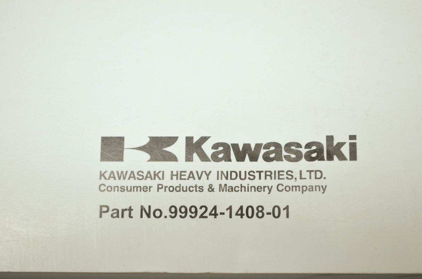 OEM Kawasaki 99924-1408-01 Service Manual KAF950F