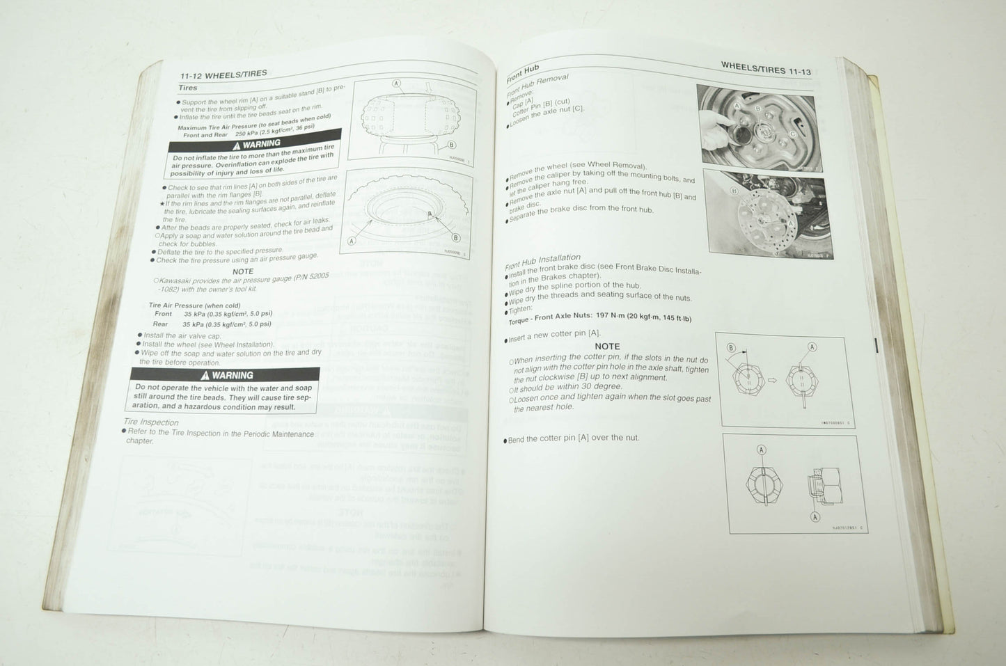 OEM Kawasaki 99924-1334-04 Service Manual KVF750A/B/C