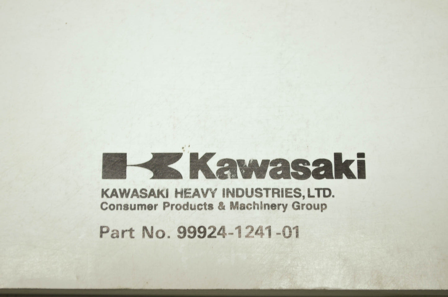 OEM Kawasaki 99924-1241-01 Service Manual VN1500G