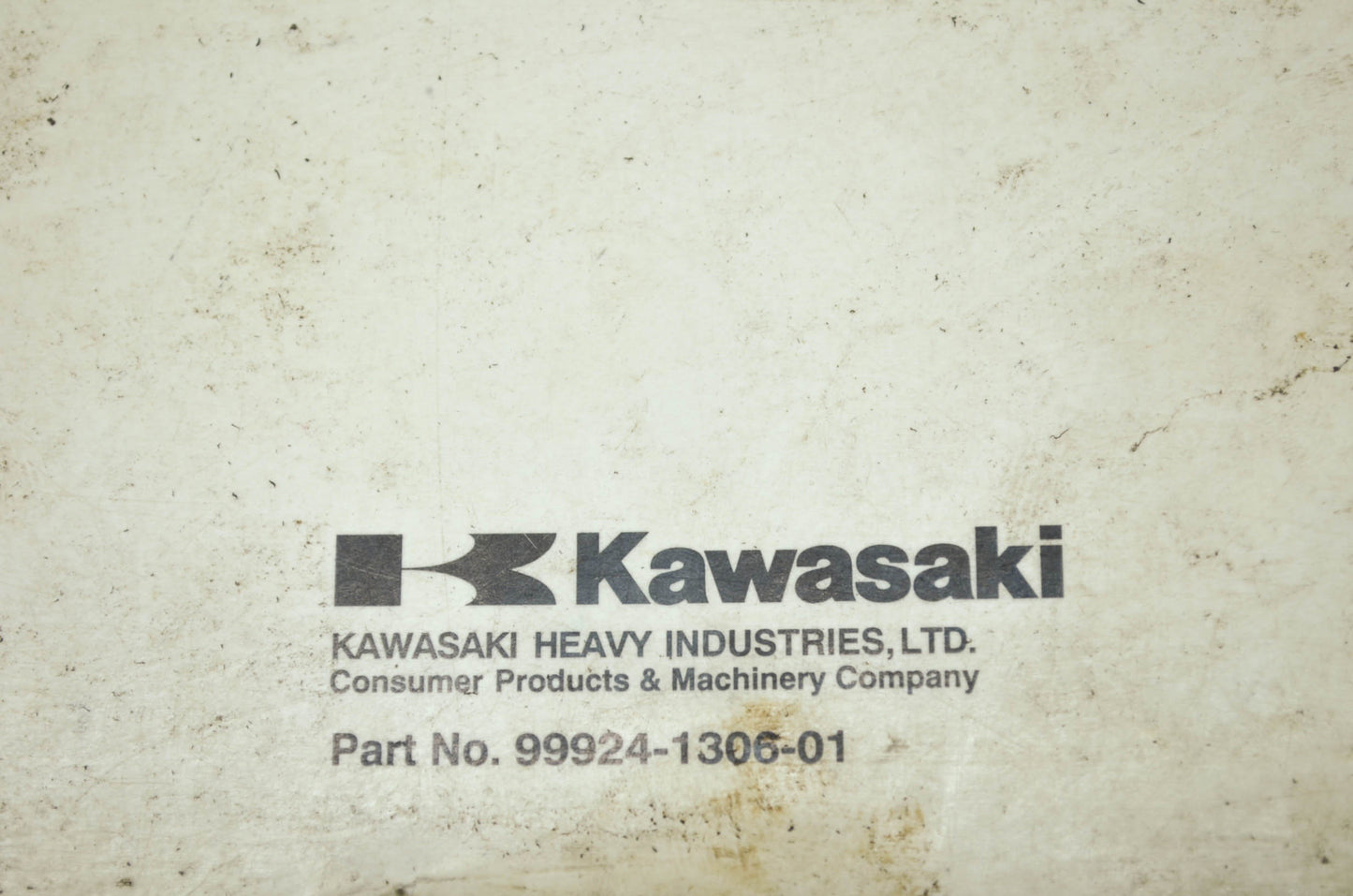 OEM Kawasaki 99924-1306-01 Service Manual KAF950B