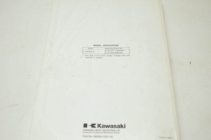OEM Kawasaki 99924-1251-01 Service Manual KAF950