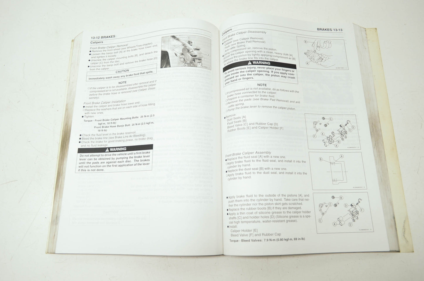 OEM Kawasaki 99924-1348-04 Service Manual KVF650DEF