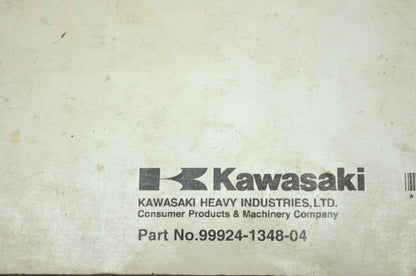 OEM Kawasaki 99924-1348-04 Service Manual KVF650DEF