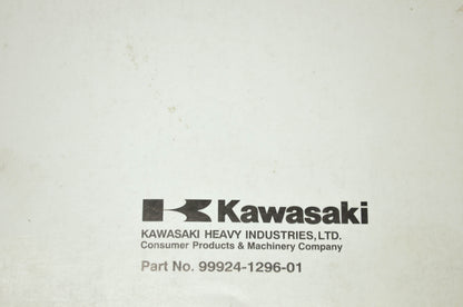 OEM Kawasaki 99924-1296-01 Service Manual KSF80