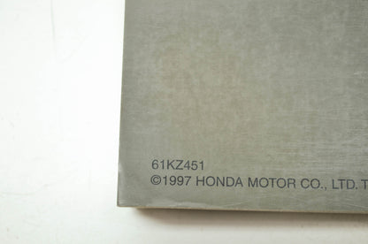 Honda 1998-99 CR125R Service Manual