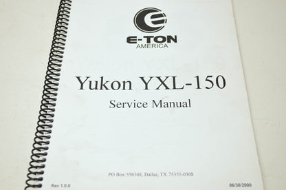 E-Ton Yukon YXL-150 Service Manual