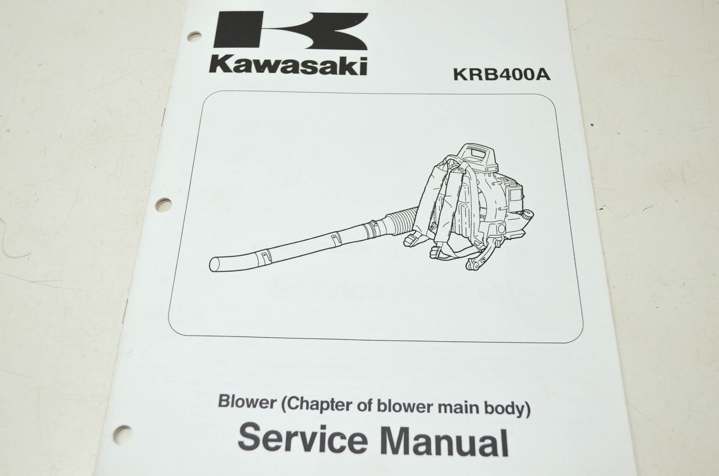 Kawasaki KRB400A Blower Service Manual