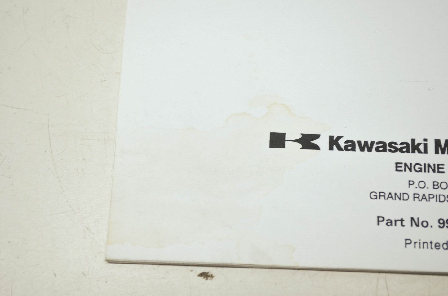 Kawasaki KRB400A Blower Service Manual