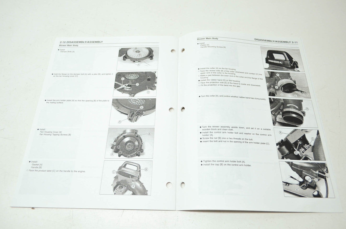 Kawasaki KRB400A Blower Service Manual
