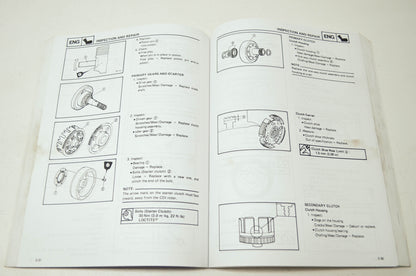 OEM Yamaha LIT-11616-FM-37 YFM350FW (T-J) Service Manual