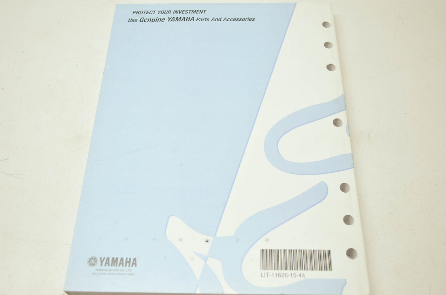 OEM Yamaha LIT-11626-15-44 WR250FP Owner's Manual