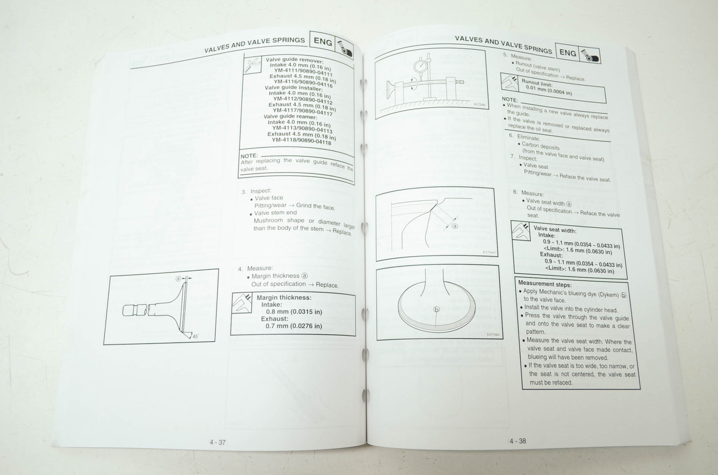 OEM Yamaha LIT-11626-15-44 WR250FP Owner's Manual