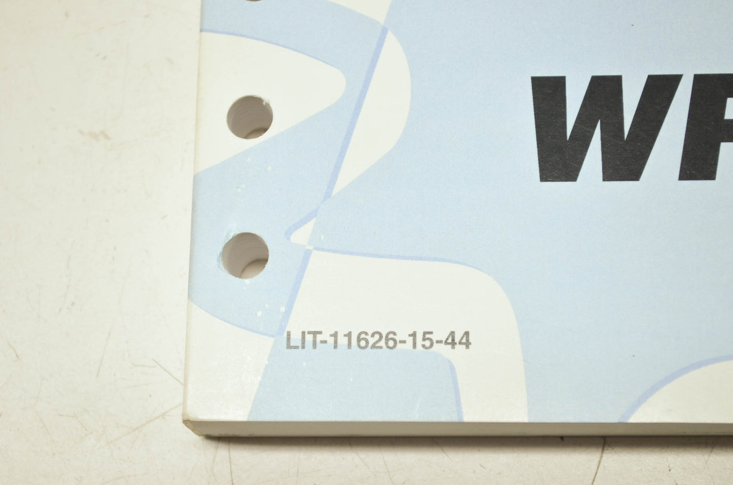 OEM Yamaha LIT-11626-15-44 WR250FP Owner's Manual