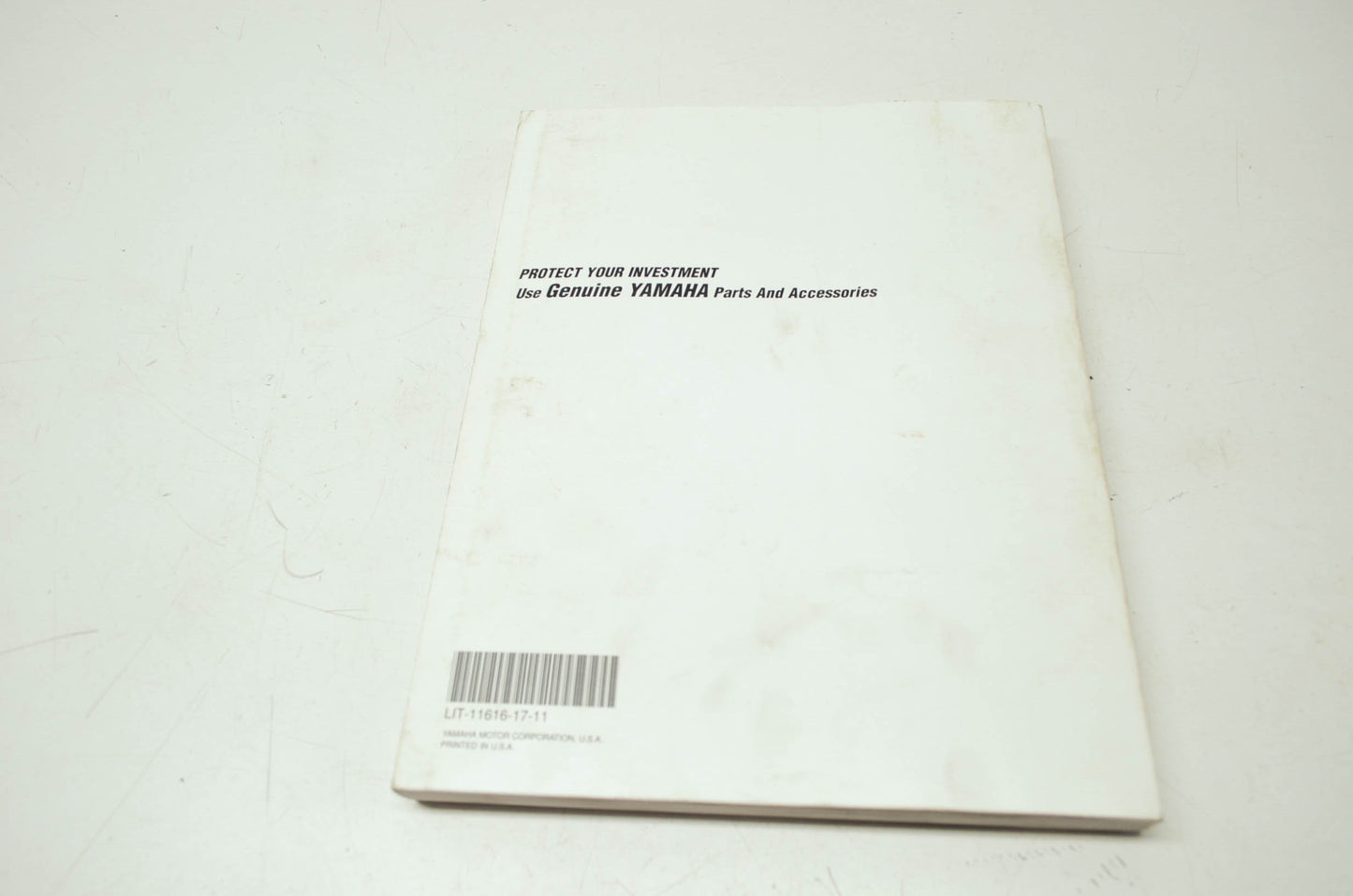 OEM Yamaha LIT-11616-17-11 Service Manual YFZ450S