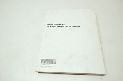 OEM Yamaha LIT-11616-17-11 Service Manual YFZ450S