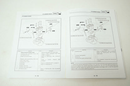 OEM Yamaha LIT-11616-17-11 Service Manual YFZ450S