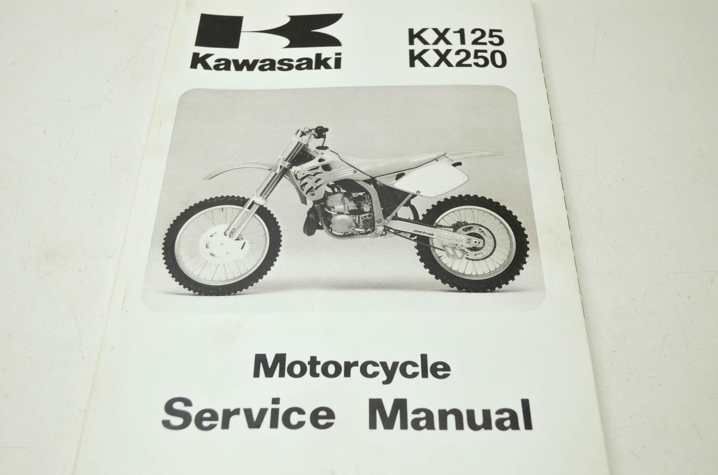 OEM Kawasaki 99924-1153-02 Service Manual KX125J