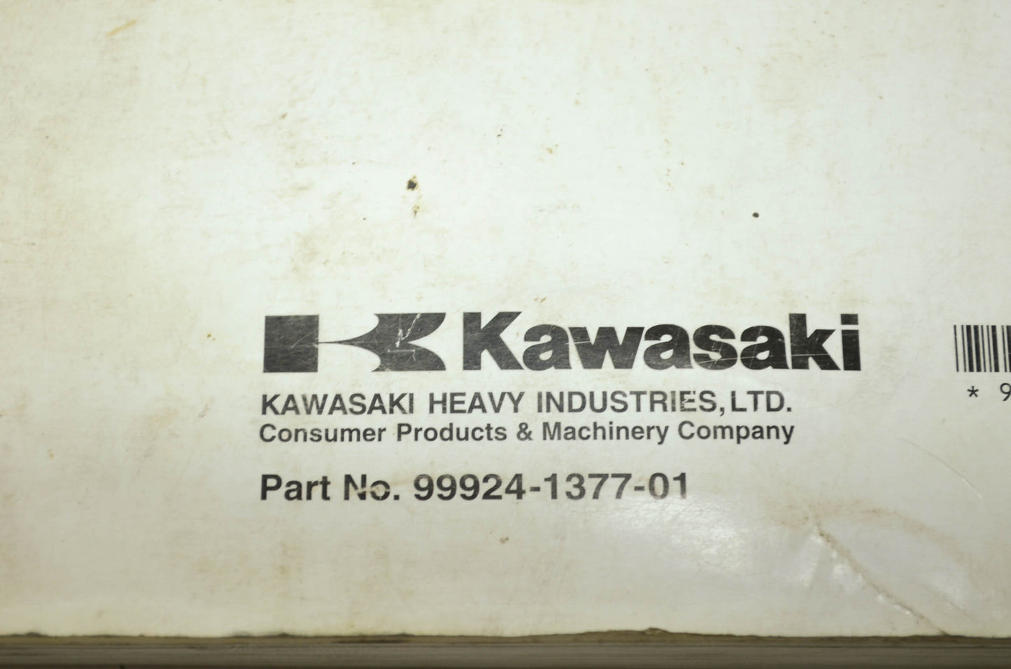 OEM Kawasaki 99924-1377-01 Service Manual JT1500E