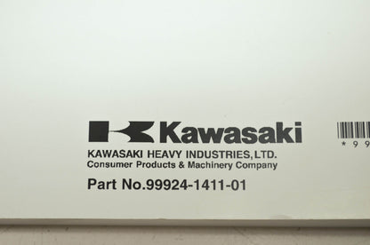 OEM Kawasaki 99924-1411-01 Service Manual KX250W NOS