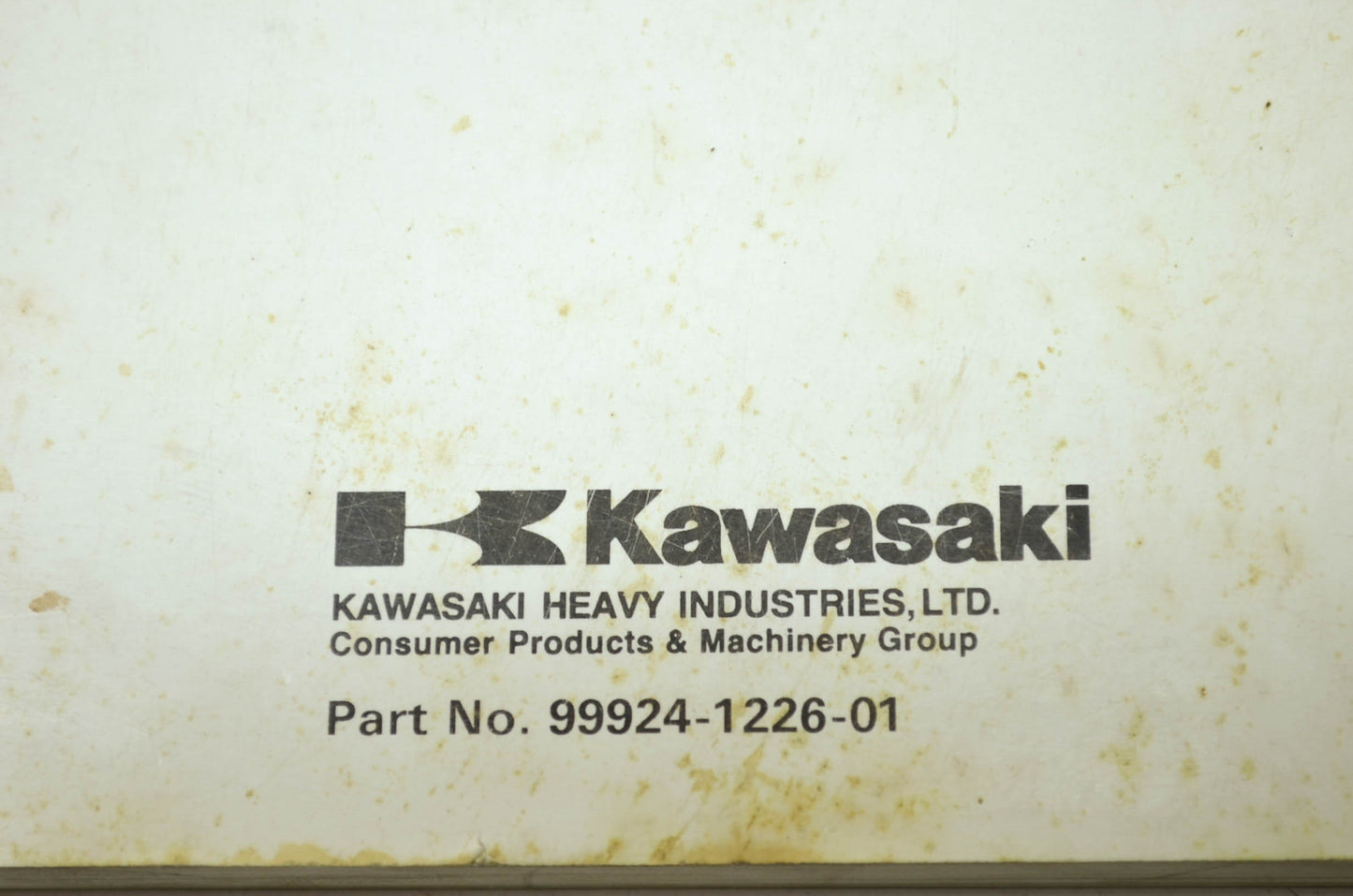 OEM Kawasaki 99924-1226-01 Service Manual ZX600G