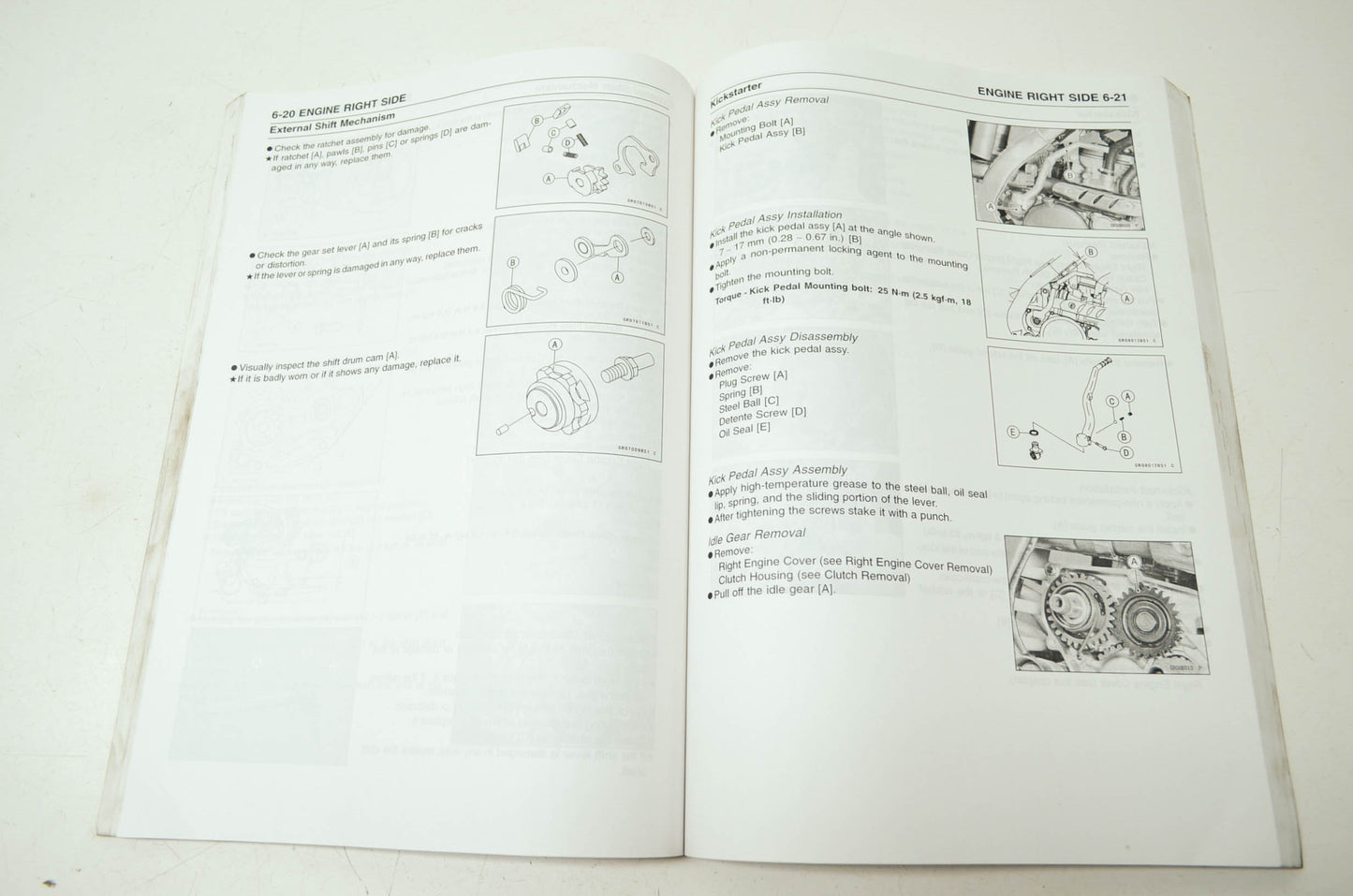 OEM Kawasaki 99924-1324-03 Service Manual KX250N