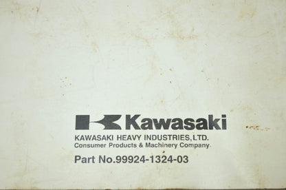 OEM Kawasaki 99924-1324-03 Service Manual KX250N