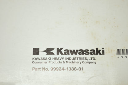 OEM Kawasaki 99924-1388-01 Service Manual ZX1000F