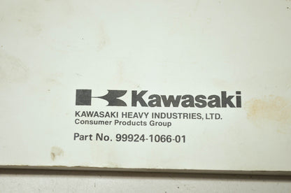 OEM Kawasaki 99924-1066-01 Service Manual EX250E/F EL250B/E