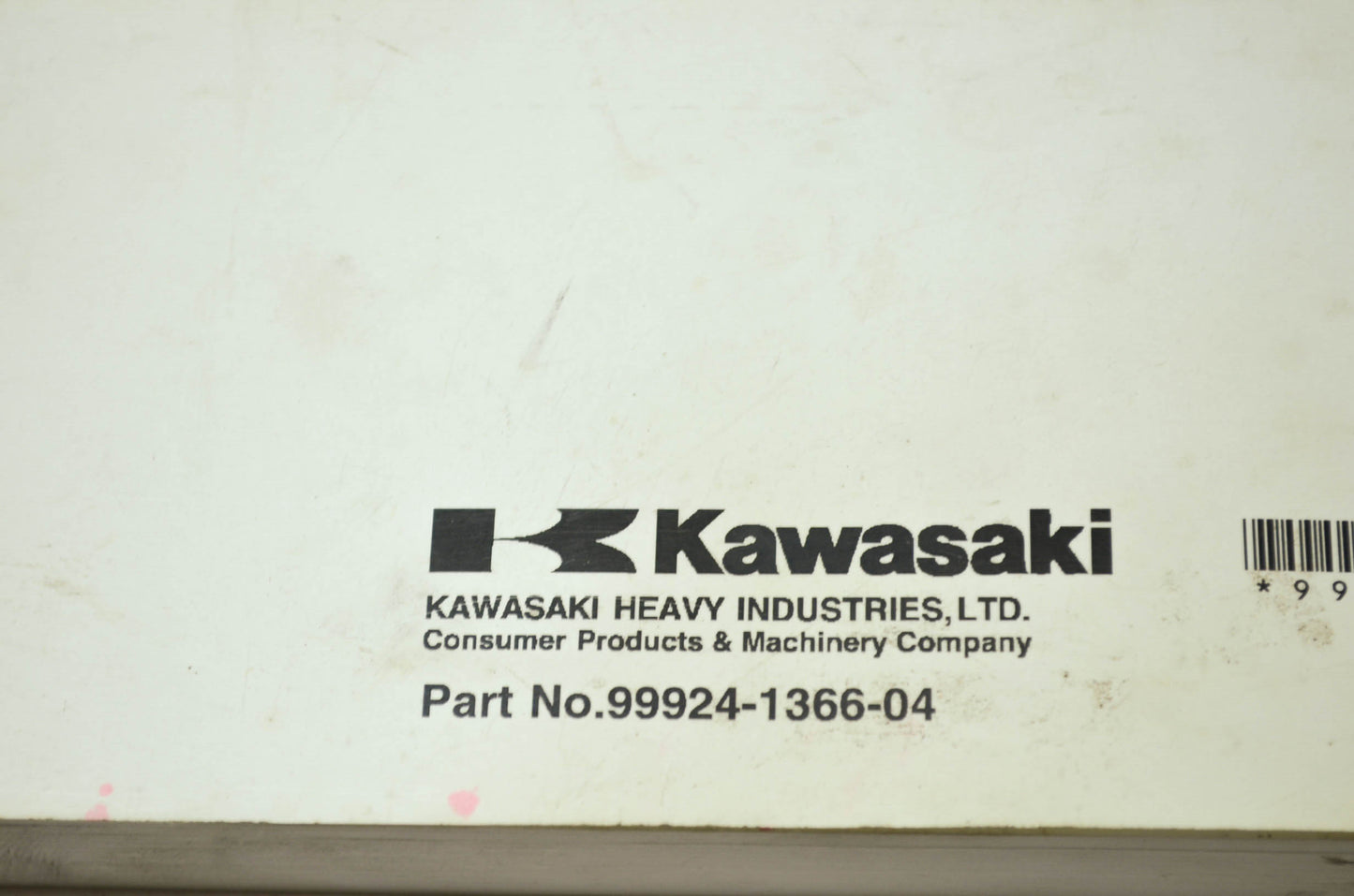 OEM Kawasaki 99924-1366-04 Service Manual VN900B