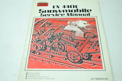 OEM Yamaha LIT-12618-EX-42 EX440E Service Manual