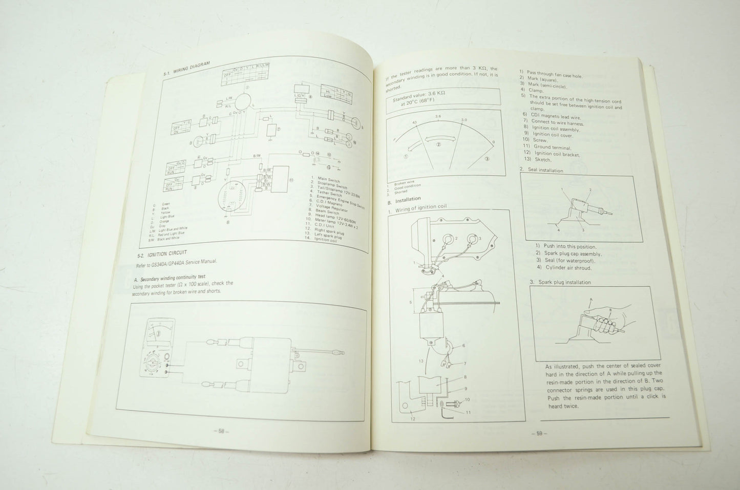 OEM Yamaha LIT-12618-EX-42 EX440E Service Manual