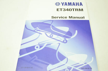 Yamaha ET340TRM Service Manual