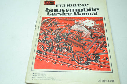 Yamaha ET340B/C/EC Snowmobile Service Manual