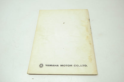 Yamaha ET340B/C/EC Snowmobile Service Manual