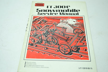 Yamaha ET300C Snowmobile Service Manual