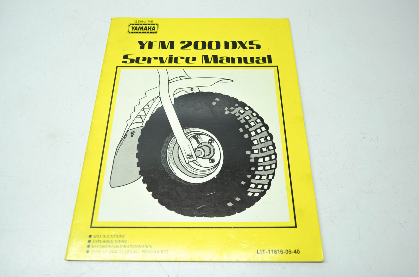 OEM Yamaha LIT-11616-05-40 YFM200N/DX(TU) Service Manual
