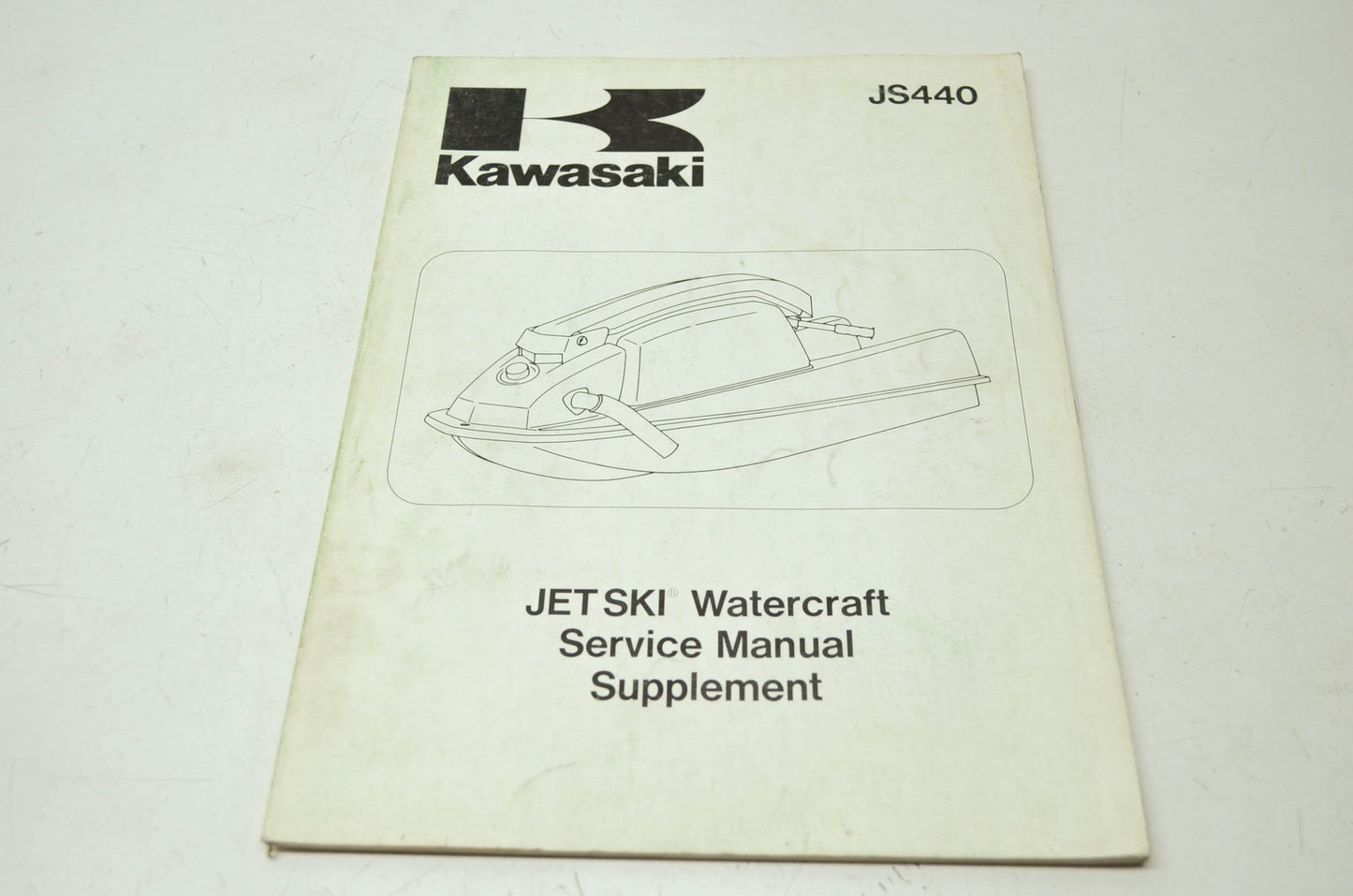 OEM Kawasaki 99924-1091-51 Service Manual Supplement JS440A11