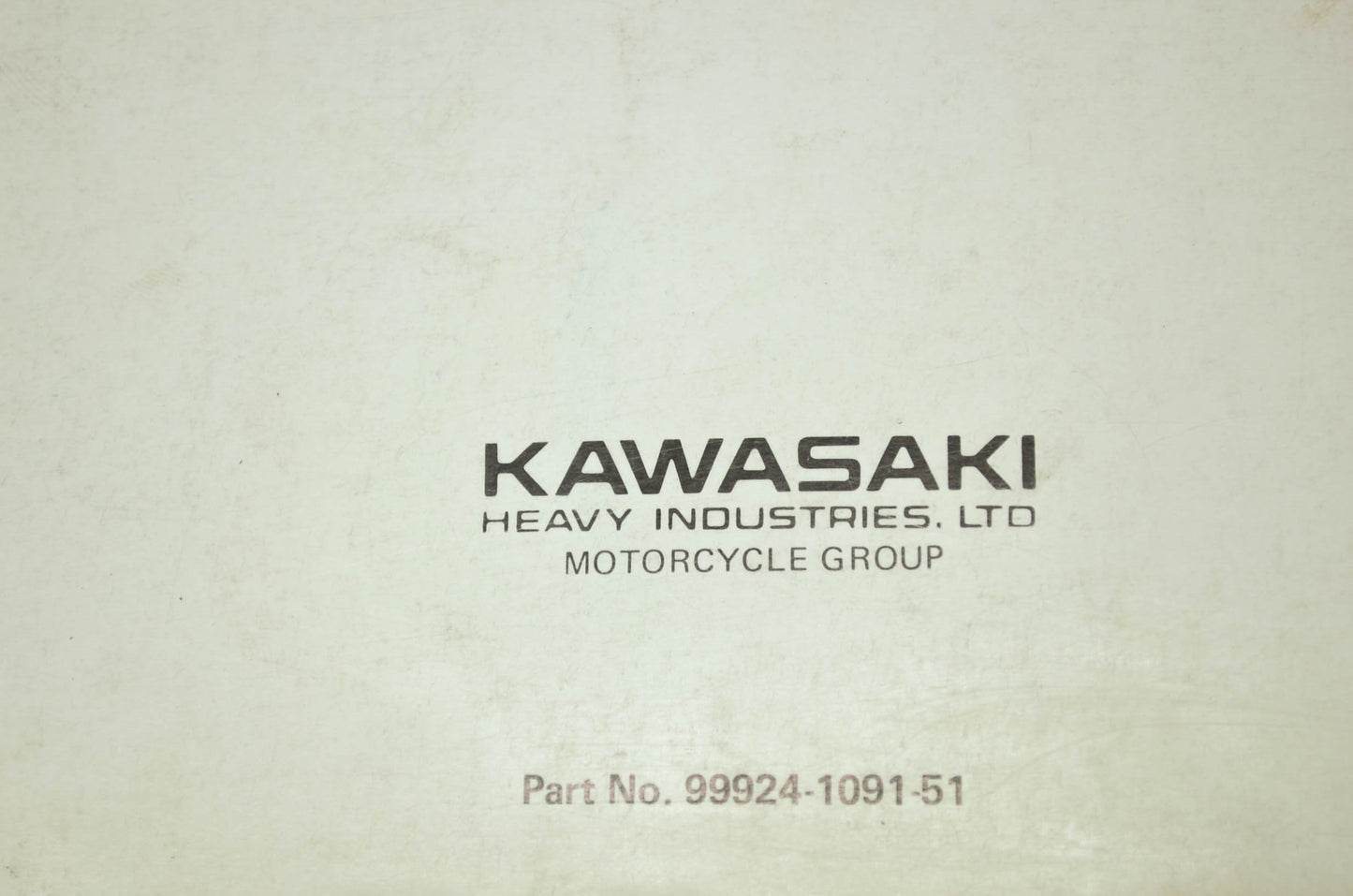 OEM Kawasaki 99924-1091-51 Service Manual Supplement JS440A11