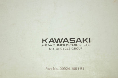 OEM Kawasaki 99924-1091-51 Service Manual Supplement JS440A11