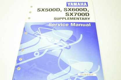 OEM Yamaha LIT-12618-02-07 SX500D/SX600D/SX700D Manual