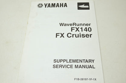 Yamaha WaveRunner FX140 FX Cruiser Supplementary Service Manual