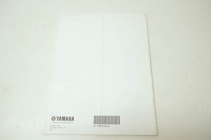 Yamaha WaveRunner FX140 FX Cruiser Supplementary Service Manual