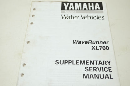 Yamaha WaveRunner XL700 Supplementary Service Manual