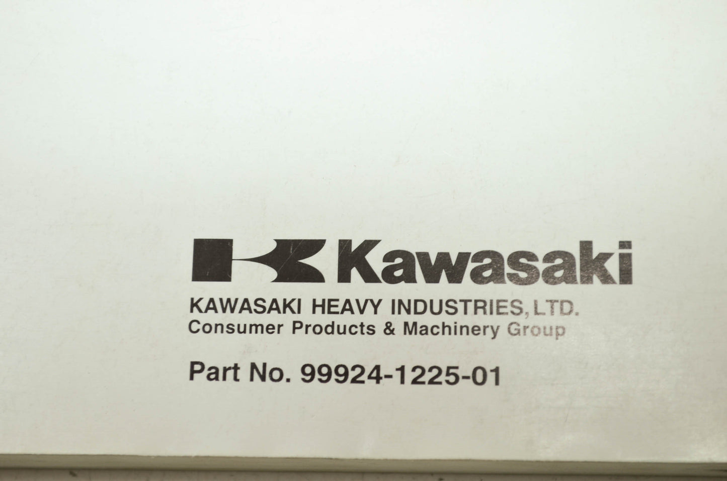 OEM Kawasaki 99924-1225-01 Service Manual ZX900C